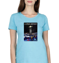 Load image into Gallery viewer, 2001 A Space Odyssey T-Shirt for Women-Light Blue-Ektarfa.online
