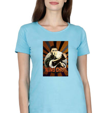 Load image into Gallery viewer, IP Man T-Shirt for Women-Light Blue-Ektarfa.online
