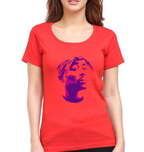 Load image into Gallery viewer, Tupac 2Pac T-Shirt for Women-Red-Ektarfa.online
