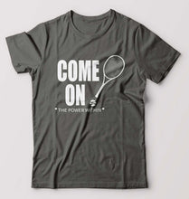 Load image into Gallery viewer, Tennis T-Shirt for Men-Charcoal-Ektarfa.online
