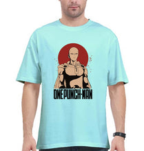 Load image into Gallery viewer, One-Punch Man Oversized T-Shirt for Men-Mint-Ektarfa.online
