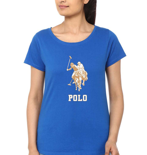 Polo T-Shirt for Women-Royal Blue-Ektarfa.online