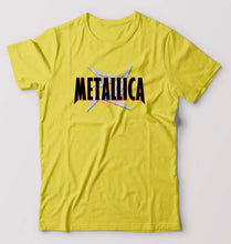 Load image into Gallery viewer, Metallica T-Shirt for Men-Yellow-Ektarfa.online
