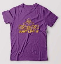 Load image into Gallery viewer, Gym Lift T-Shirt for Men-Purple-Ektarfa.online
