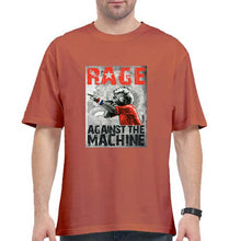 Load image into Gallery viewer, Rage Against The Machine Oversized T-Shirt for Men-Coral-Ektarfa.online
