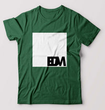 Load image into Gallery viewer, EDM T-Shirt for Men-Bottle Green-Ektarfa.online
