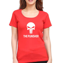 Load image into Gallery viewer, Punisher T-Shirt for Women-Red-Ektarfa.online
