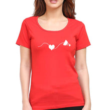 Load image into Gallery viewer, Badminton T-Shirt for Women-Red-Ektarfa.online
