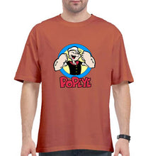 Load image into Gallery viewer, Popeye Oversized T-Shirt for Men-Coral-Ektarfa.online
