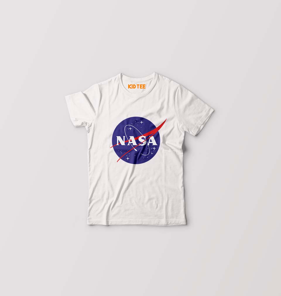 Nasa Kids T-Shirt for Boy/Girl-White-Ektarfa.online