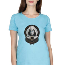 Load image into Gallery viewer, Moon Knight T-Shirt for Women-Light Blue-Ektarfa.online

