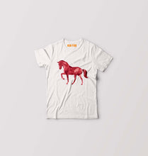 Load image into Gallery viewer, HORSE Kids T-Shirt for Boy/Girl-White-Ektarfa.online
