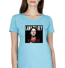 Load image into Gallery viewer, Lana Del Rey T-Shirt for Women-SkyBlue-Ektarfa.online
