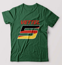 Load image into Gallery viewer, Sebastian Vettel F1 T-Shirt for Men-Bottle Green-Ektarfa.online
