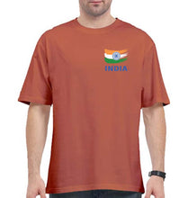 Load image into Gallery viewer, India Oversized T-Shirt for Men-Coral-Ektarfa.online
