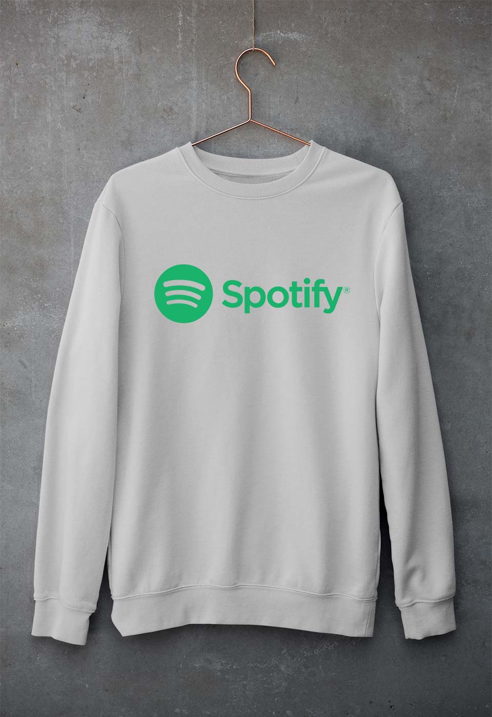 Spotify Unisex Sweatshirt for Men/Women-Grey Melange-Ektarfa.online