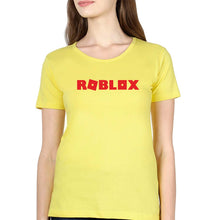 Load image into Gallery viewer, Roblox T-Shirt for Women-Yellow-Ektarfa.online

