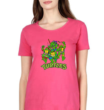 Load image into Gallery viewer, Ninja Turtles TMNT T-Shirt for Women-Pink-Ektarfa.online
