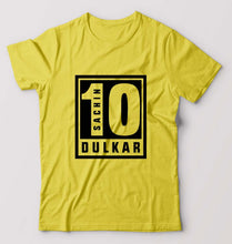 Load image into Gallery viewer, Sachin Tendulkar T-Shirt for Men-Yellow-Ektarfa.online
