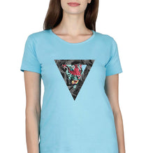 Load image into Gallery viewer, Tiger T-Shirt for Women-Light Blue-Ektarfa.online
