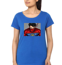 Load image into Gallery viewer, Minnal Murali T-Shirt for Women-Royal Blue-Ektarfa.online
