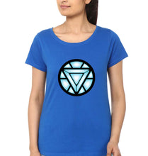 Load image into Gallery viewer, ARC REACTOR Iron Man Superhero T-Shirt for Women-Royal Blue-Ektarfa.online
