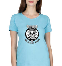 Load image into Gallery viewer, Poker T-Shirt for Women-SkyBlue-Ektarfa.online
