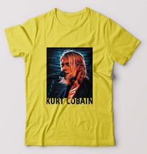 Load image into Gallery viewer, Kurt Cobain T-Shirt for Men-Yellow-Ektarfa.online
