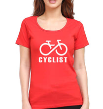 Load image into Gallery viewer, Cyclist T-Shirt for Women-Red-Ektarfa.online
