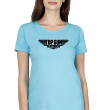 Load image into Gallery viewer, Top Gun T-Shirt for Women-Light Blue-Ektarfa.online
