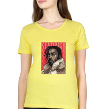 Load image into Gallery viewer, Kendrick Lamar T-Shirt for Women-Yellow-Ektarfa.online
