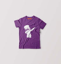 Load image into Gallery viewer, Dab Marshmello T-Shirt for Boy/Girl-Purple-Ektarfa.online
