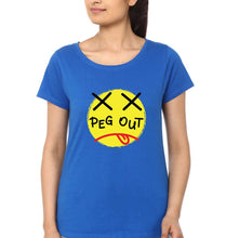 Load image into Gallery viewer, Peg Out T-Shirt for Women-Royal Blue-Ektarfa.online
