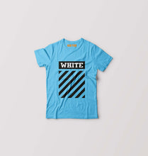 Load image into Gallery viewer, off white Kids T-Shirt for Boy/Girl-Light Blue-Ektarfa.online
