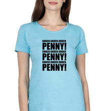 Load image into Gallery viewer, the big bang theory Penny T-Shirt for Women-Light Blue-Ektarfa.online
