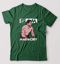 Load image into Gallery viewer, Islam Makhachev T-Shirt for Men-Bottle Green-Ektarfa.online
