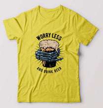 Load image into Gallery viewer, Beer T-Shirt for Men-Yellow-Ektarfa.online
