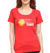 Load image into Gallery viewer, Tennis T-Shirt for Women-Red-Ektarfa.online
