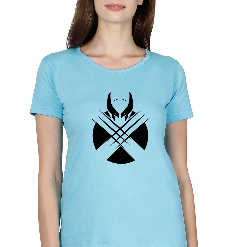 Wolverine T-Shirt for Women-SkyBlue-Ektarfa.online