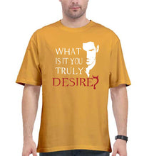 Load image into Gallery viewer, Lucifer Oversized T-Shirt for Men-Golden Yellow-Ektarfa.online
