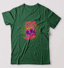Load image into Gallery viewer, Psychedelic Music Peace Love T-Shirt for Men-Dark Green-Ektarfa.online
