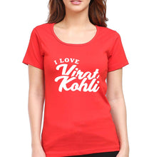 Load image into Gallery viewer, Virat Kohli T-Shirt for Women-Red-Ektarfa.online
