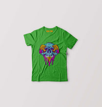 Load image into Gallery viewer, Trippy Psychedelic Skull T-Shirt for Boy/Girl-Flag Green-Ektarfa.online
