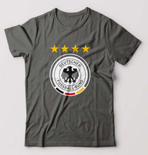 Load image into Gallery viewer, Germany Football T-Shirt for Men-S(38 Inches)-Charcoal-Ektarfa.online

