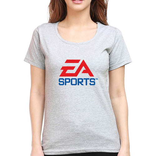 EA Sports T-Shirt for Women-Grey Melange-Ektarfa.online