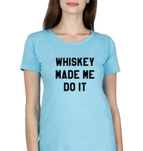 Load image into Gallery viewer, Whiskey T-Shirt for Women-SkyBlue-Ektarfa.online
