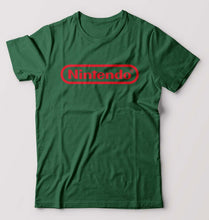 Load image into Gallery viewer, Nintendo T-Shirt for Men-Bottle Green-Ektarfa.online
