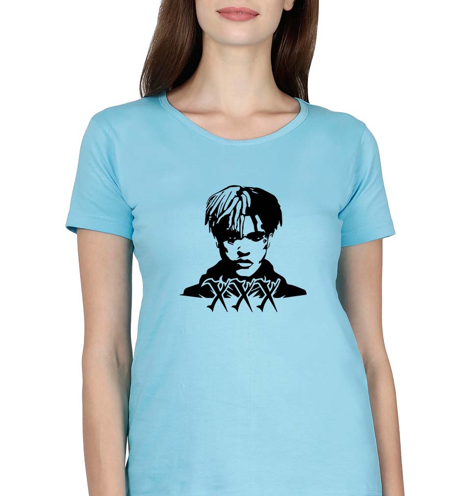 xxxtentaction T-Shirt for Women-SkyBlue-Ektarfa.online
