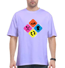 Load image into Gallery viewer, Play Chess Oversized T-Shirt for Men-Lavender-Ektarfa.online
