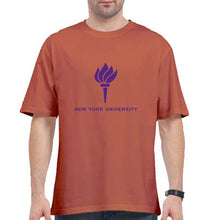 Load image into Gallery viewer, New York University Oversized T-Shirt for Men-Coral-Ektarfa.online
